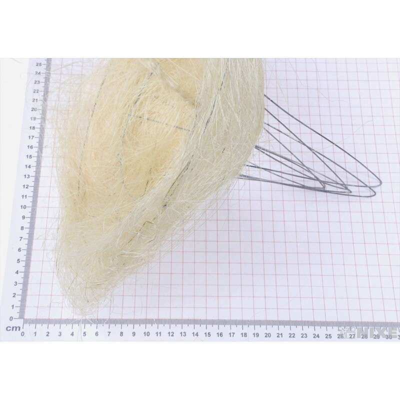 PODLOŽKA SISAL KRUH 25x11cm 20x9 15x5*BÍLÁ