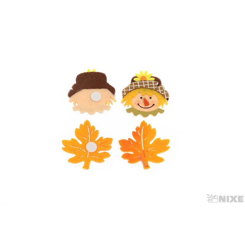 STRAŠÁK FILC NALEP 5cm 4ks*MIX BAREV