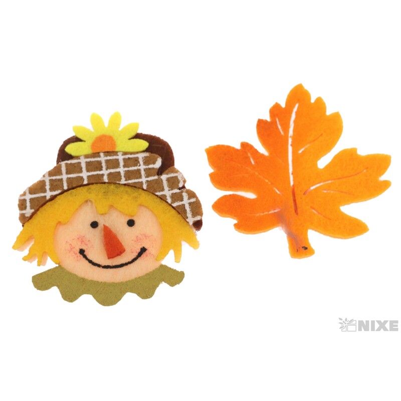 STRAŠÁK FILC NALEP 5cm 4ks*MIX BAREV