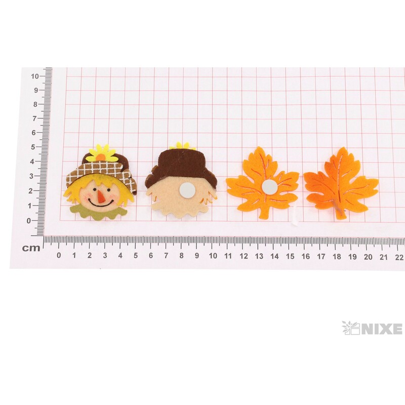 STRAŠÁK FILC NALEP 5cm 4ks*MIX BAREV