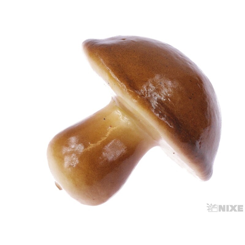 HŘÍBKY 6,5cm 4ks*HNĚDÁ V+