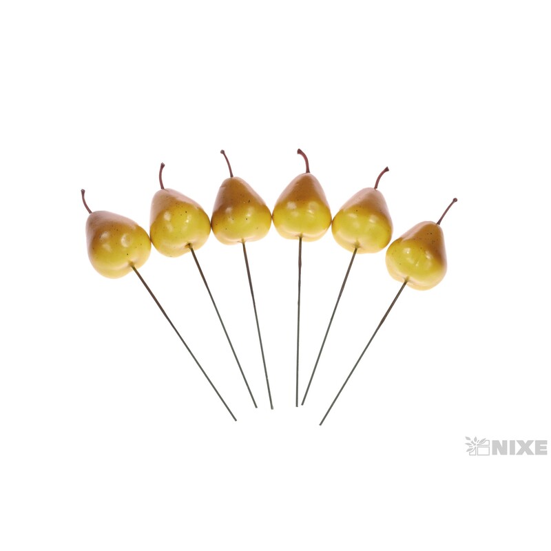 ZÁPICH HRUŠKA 4x14cm 6ks*MIX BAREV