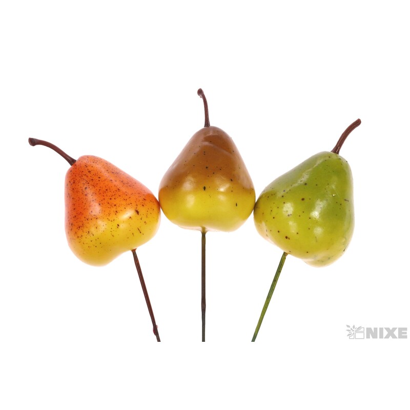 ZÁPICH HRUŠKA 4x14cm 6ks*MIX BAREV