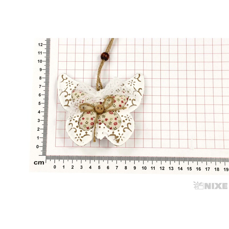 ZÁVĚS MOTÝL PLECH 10x9cm*