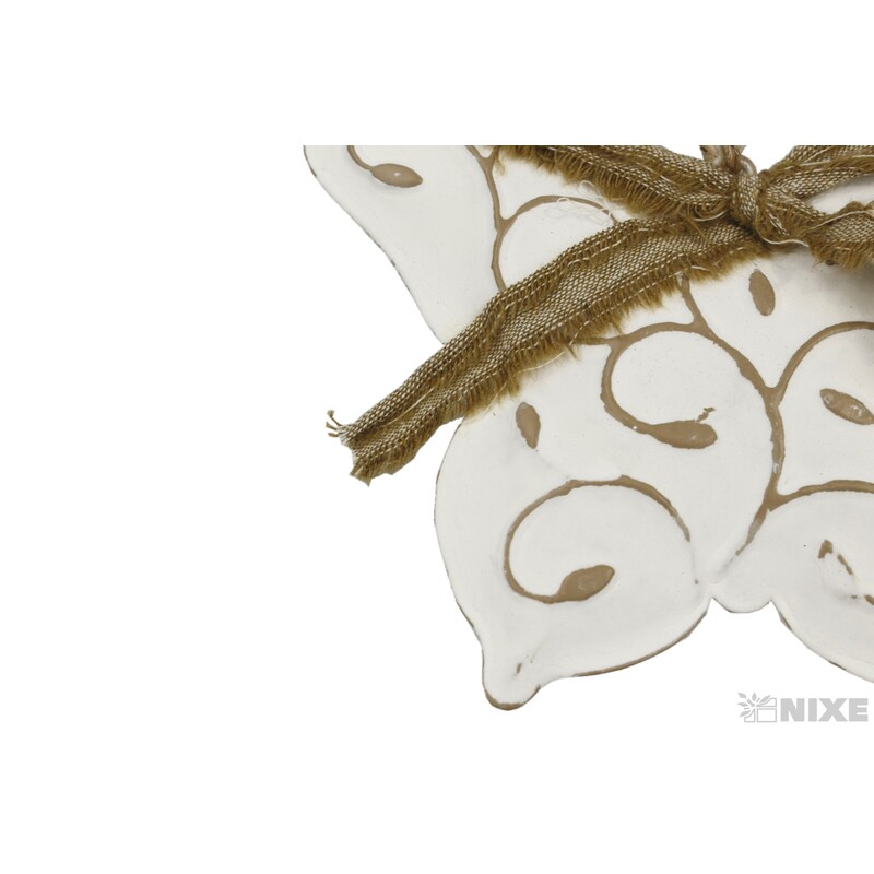 ZÁVĚS MOTÝL PLECH 9x12cm*STŘÍBRNÁ