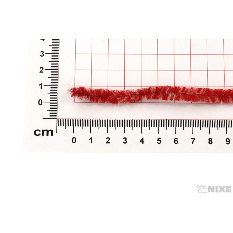 DRÁTEK ŽINYLKA 8mmx31cm 100ks*ČERVENÁ
