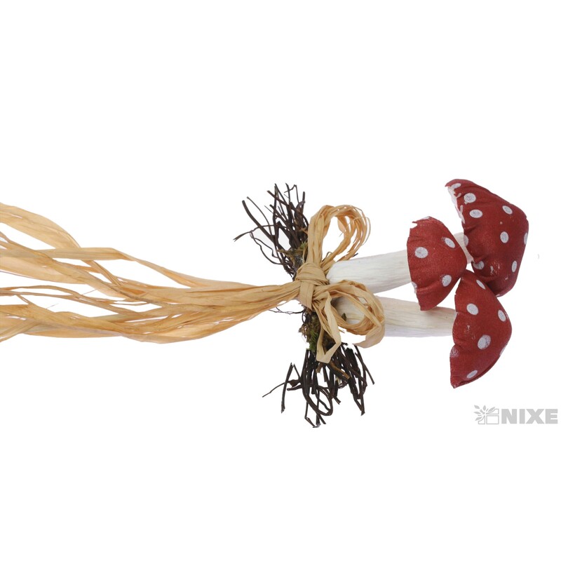 ZÁPICH MUCHOMŮRKA 12ks 6x33cm*ČERVENÁ