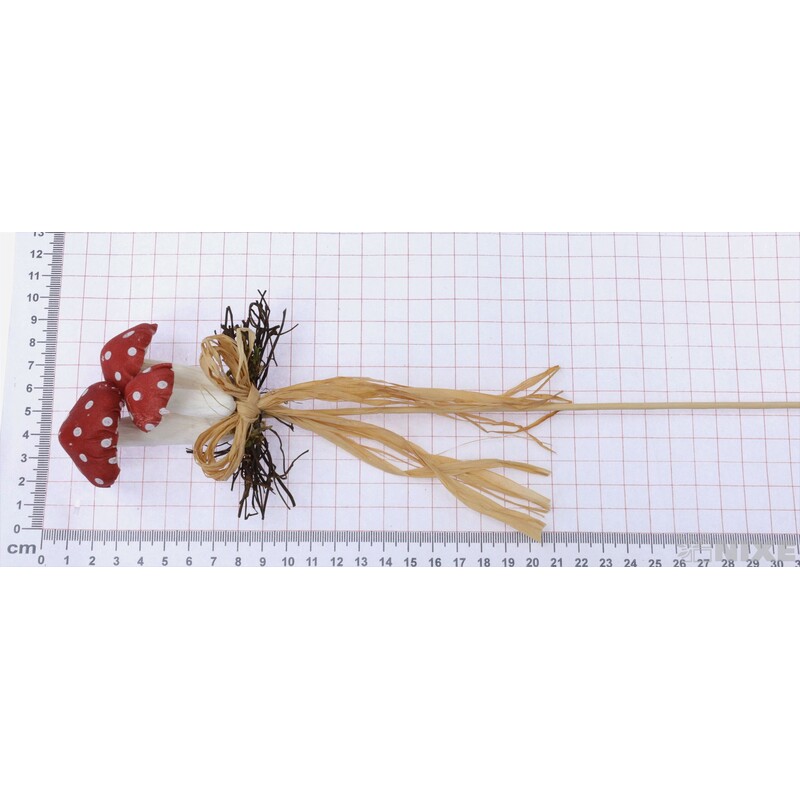 ZÁPICH MUCHOMŮRKA 12ks 6x33cm*ČERVENÁ