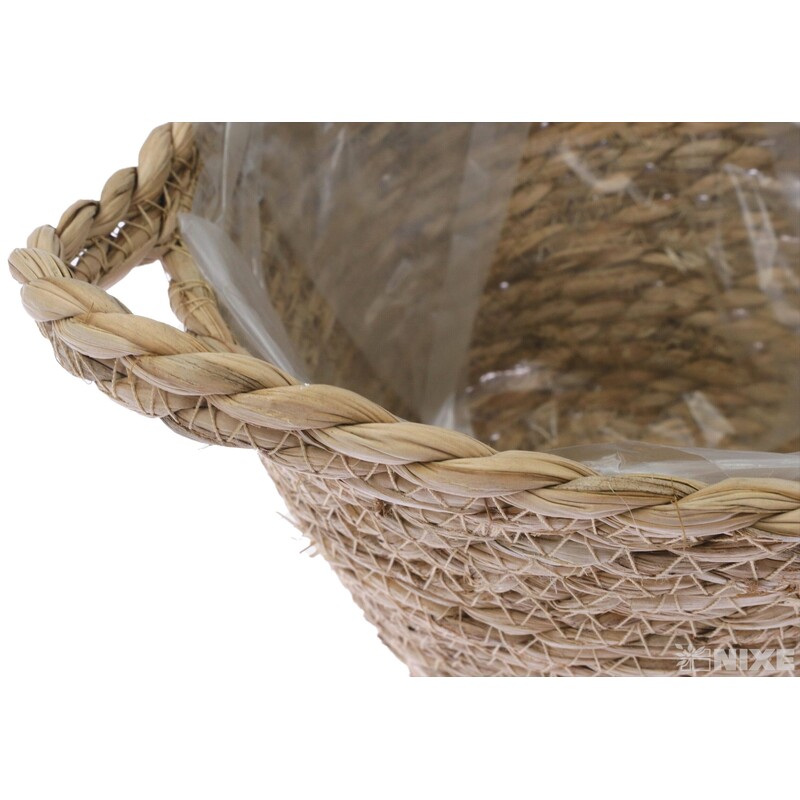 KVĚTNÍK ŠUSTÍ 18x16cm*PŘÍRODNÍ