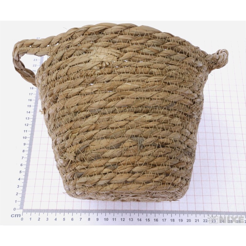 KVĚTNÍK ŠUSTÍ 18x16cm*PŘÍRODNÍ