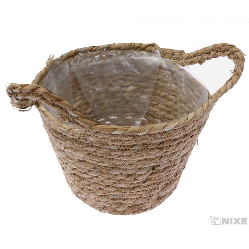 KVĚTNÍK ŠUSTÍ 22x17cm*PŘÍRODNÍ