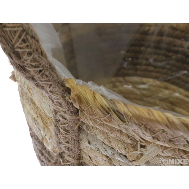 KVĚTNÍK ŠUSTÍ 23x21cm*PŘÍRODNÍ