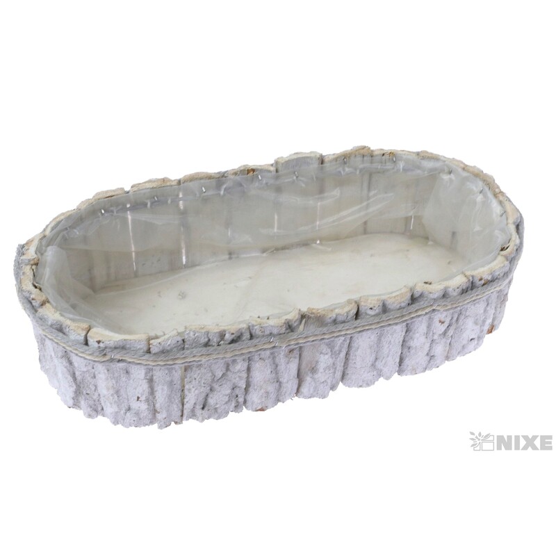 OBAL KŮRA 34x16x7cm*BÍLÁ