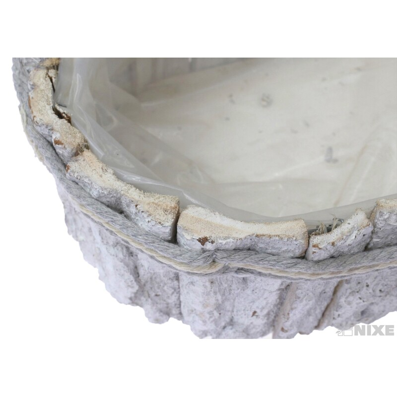 OBAL KŮRA 34x16x7cm*BÍLÁ