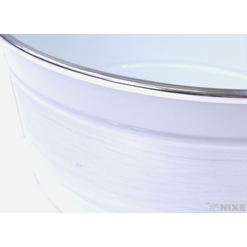 PLECHOVÝ OBAL 22x11cm*BÍLÁ