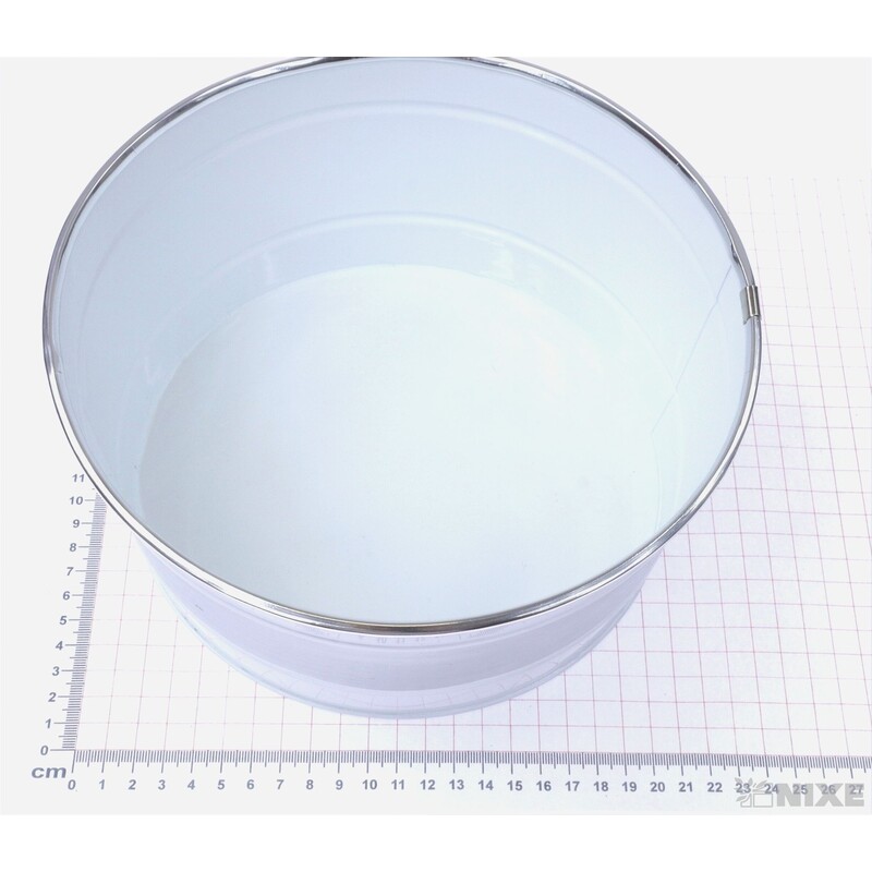 PLECHOVÝ OBAL 22x11cm*BÍLÁ