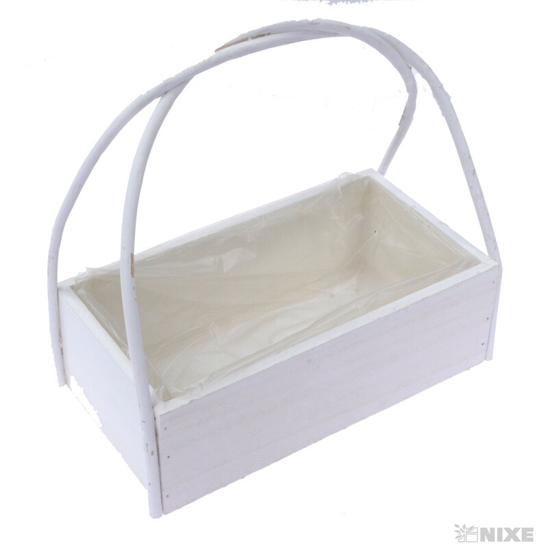 OBAL D 22x11x8cm*BÍLÁ