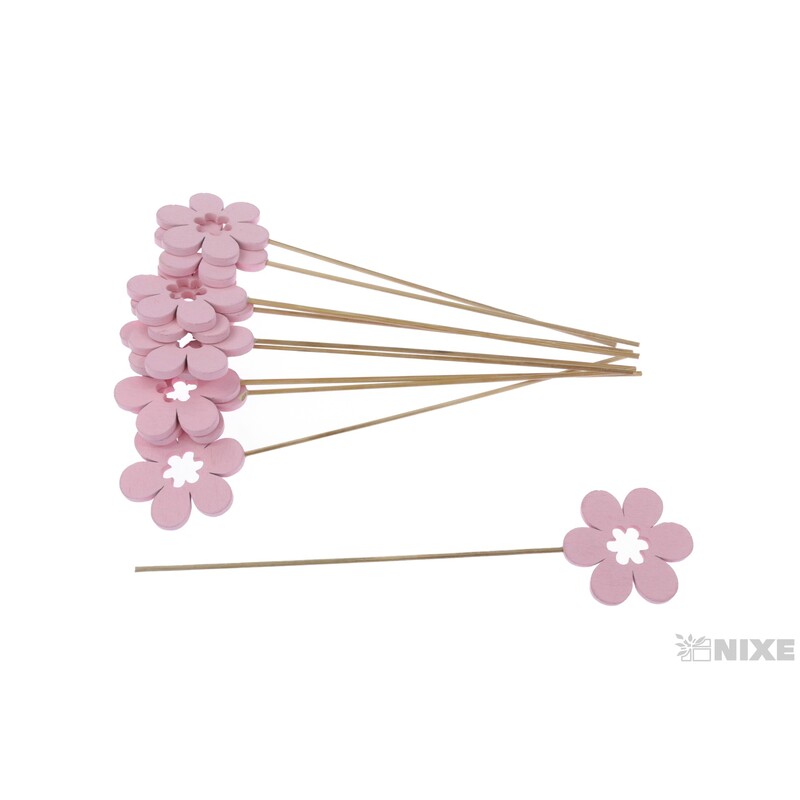 ZÁPICH D KVĚT 6x26cm 10ks*MIX BAREV