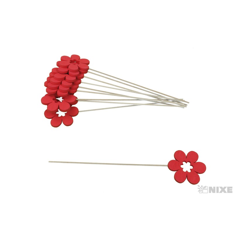 ZÁPICH D KVĚT 6x26cm 10ks*MIX BAREV