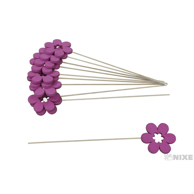 ZÁPICH D KVĚT 6x26cm 10ks*MIX BAREV