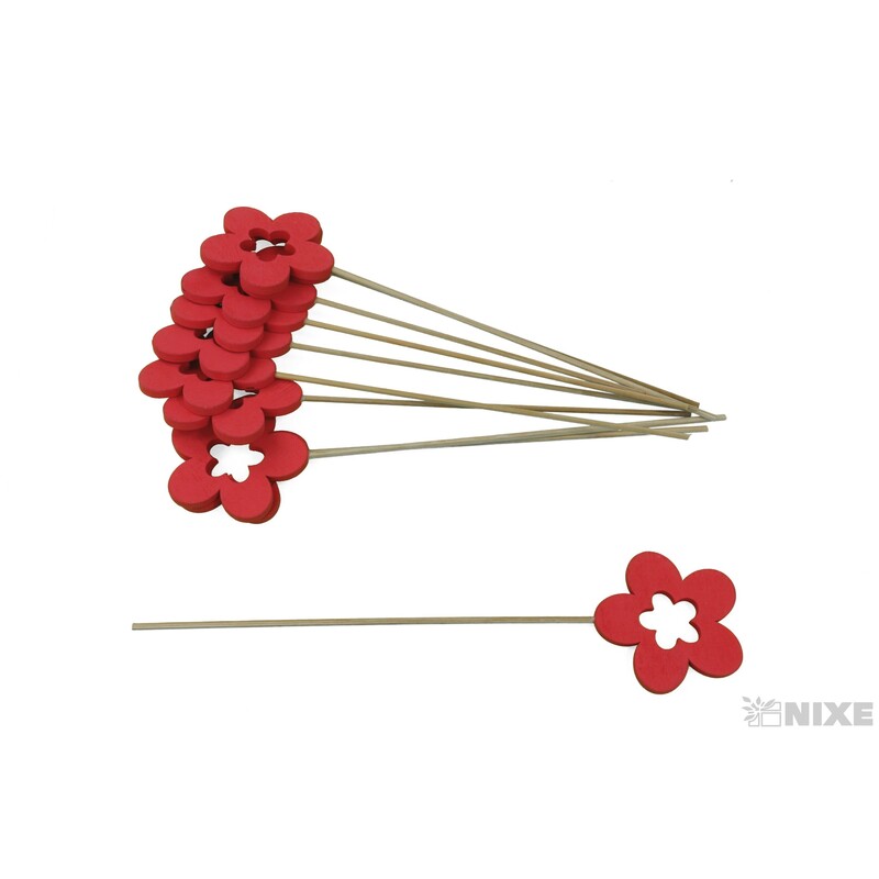 ZÁPICH D KVĚT 6x26cm 10ks*MIX BAREV