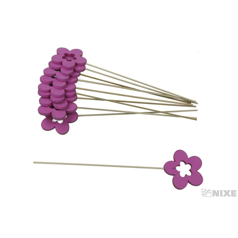 ZÁPICH D KVĚT 6x26cm 10ks*MIX BAREV