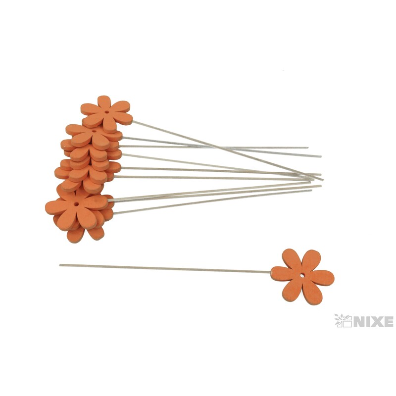 ZÁPICH D KVĚT 6x26cm 10ks*MIX BAREV