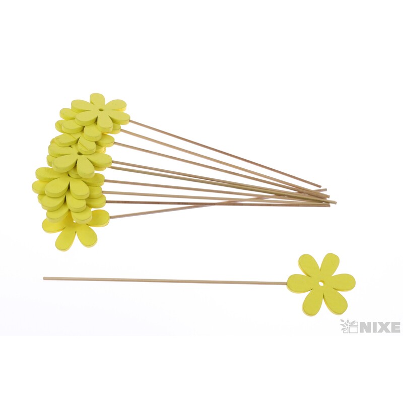 ZÁPICH D KVĚT 6x26cm 10ks*MIX BAREV