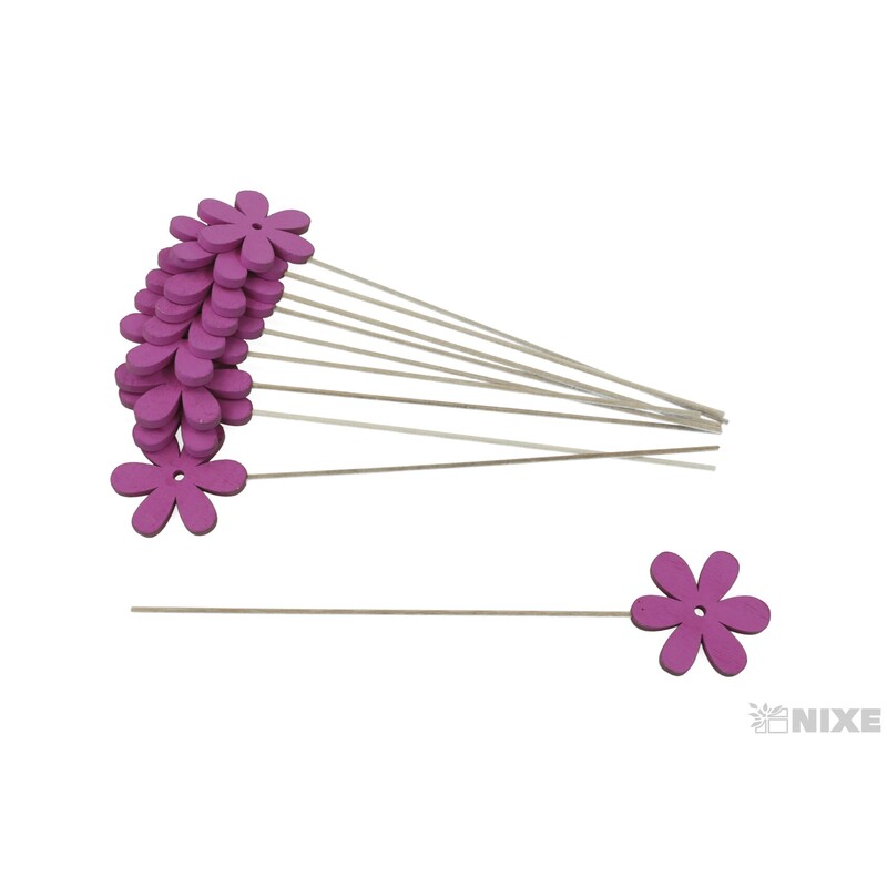 ZÁPICH D KVĚT 6x26cm 10ks*MIX BAREV