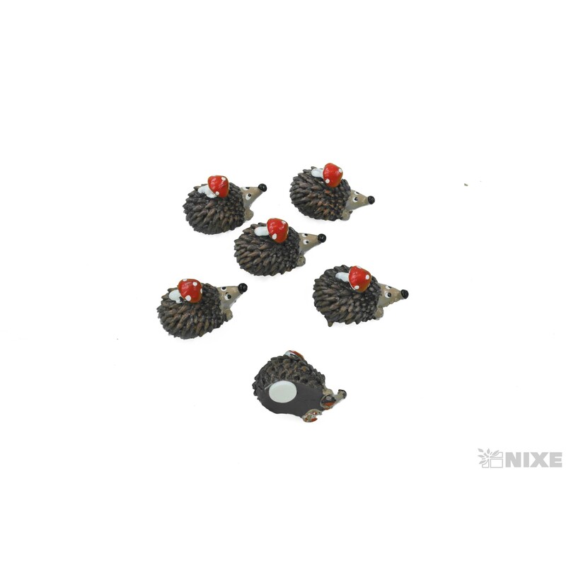 JEŽEK NALEPOVACÍ 3x1,5cm 6ks*