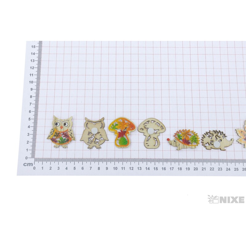 PODZIM NALEPOVACÍ 4x4cm 12ks*