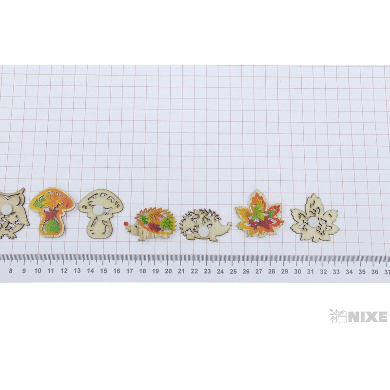 PODZIM NALEPOVACÍ 4x4cm 12ks*