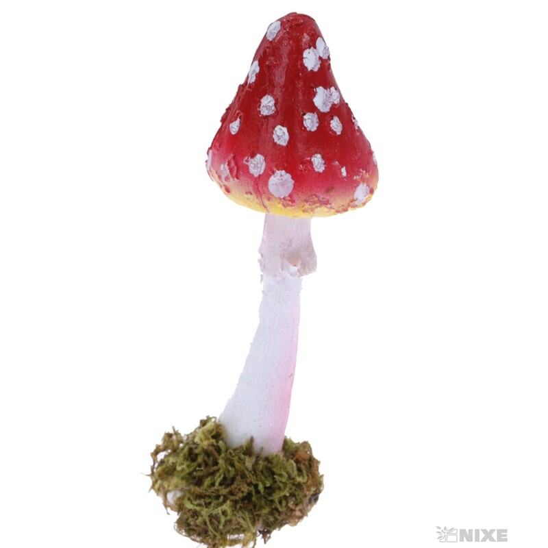 MUCHOMŮRKA 12cm*ČERVENÁ