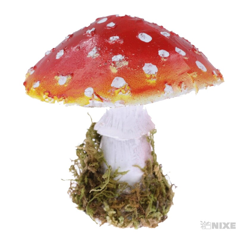 MUCHOMŮRKA 7cm*ČERVENÁ