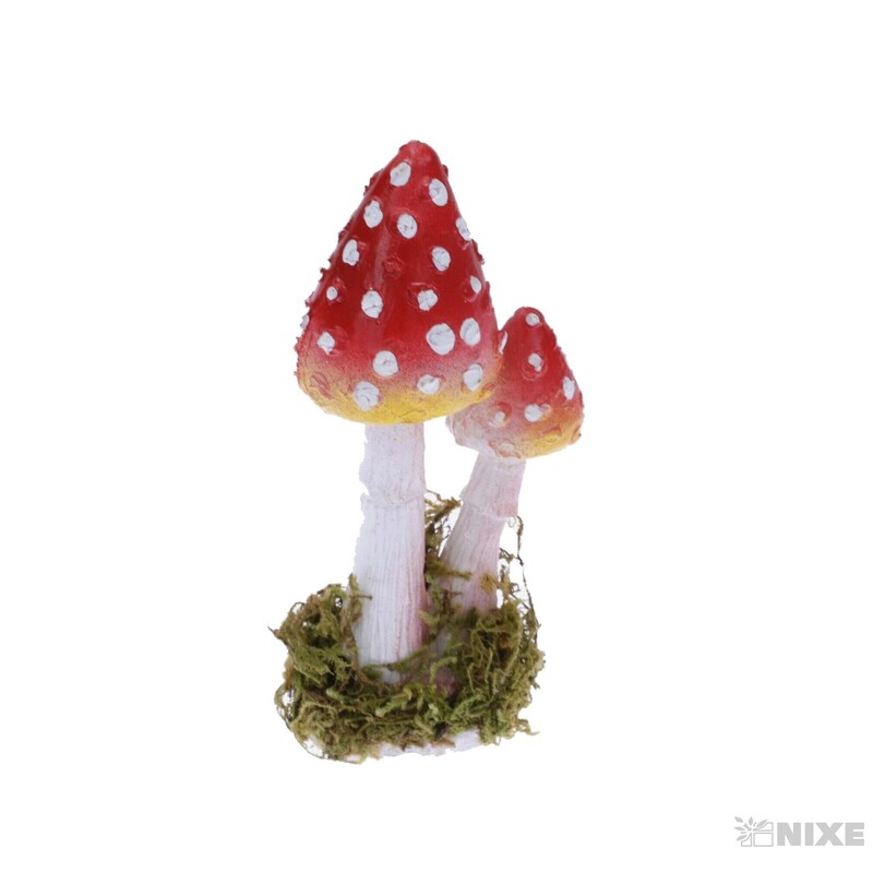 MUCHOMŮRKA 11cm*ČERVENÁ