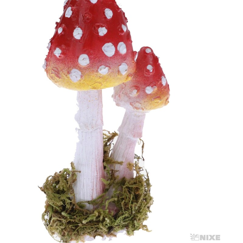 MUCHOMŮRKA 11cm*ČERVENÁ