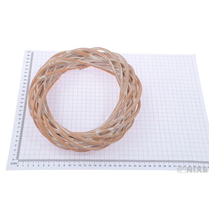 VĚNEC PROUTĚNÝ 23cm*MIX BAREV