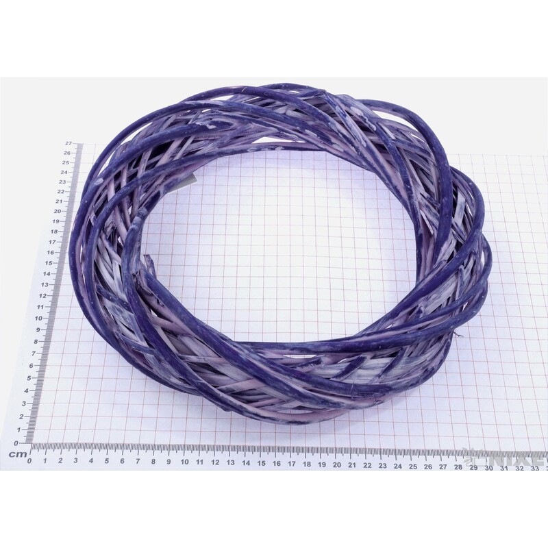 VĚNEC PROUTĚNÝ 29cm*MIX BAREV