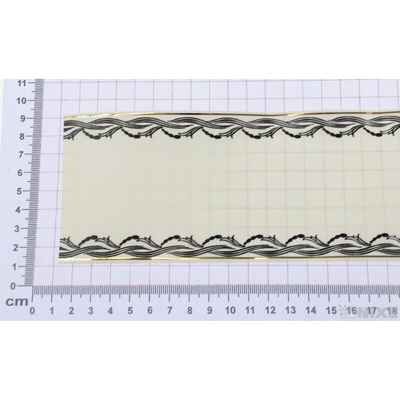 POHŘEBNÍ PÁSEK 80mmx50yd TISK*KRÉMOVÁ