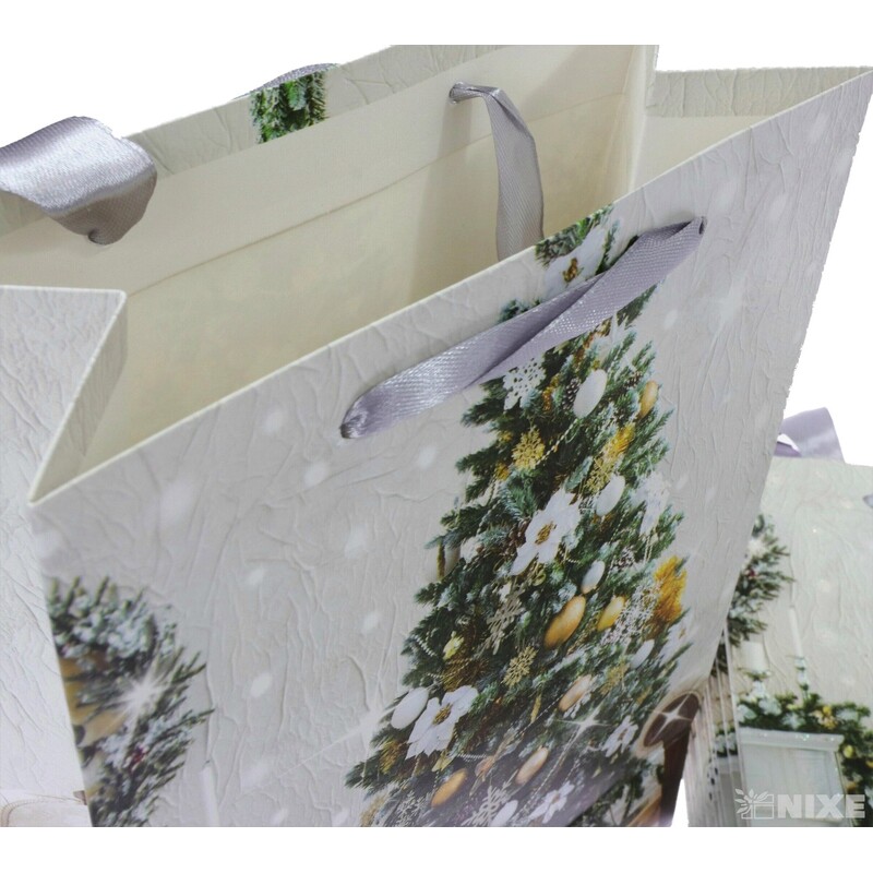 TAŠKA P 18x24x8cm VÁNOCE*MIX BAREV