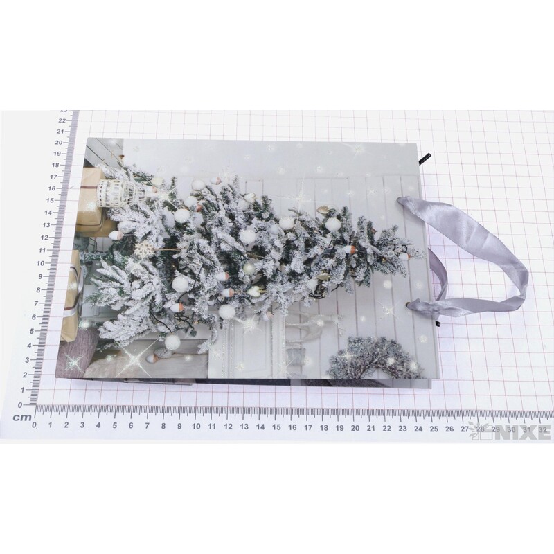 TAŠKA P 18x24x8cm VÁNOCE*MIX BAREV