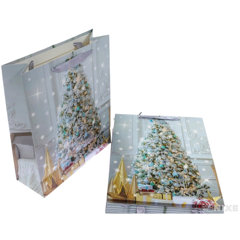 TAŠKA P 26x32x10cm VÁNOCE*MIX BAREV