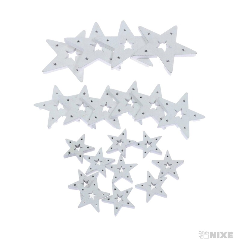 HVĚZDA D 20ks*BÍLÁ