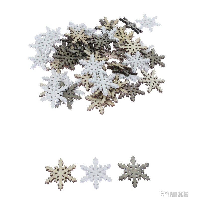 VLOČKA D 3cm 60ks*MIX BAREV