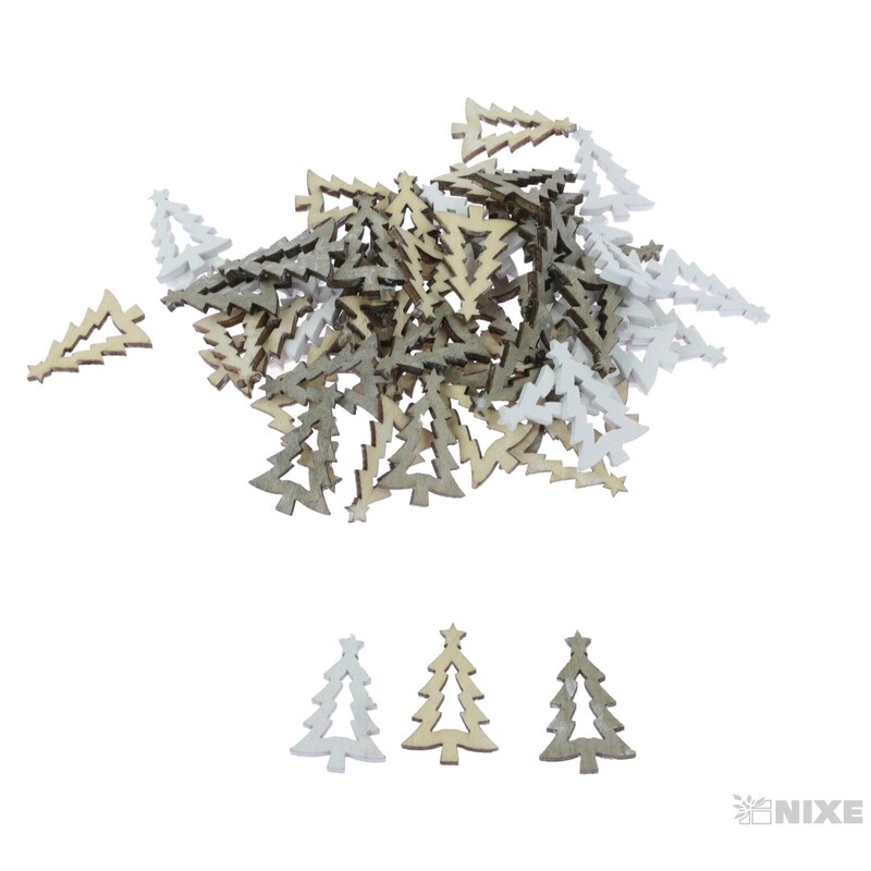 STROMEČEK D 3cm 60ks*MIX BAREV