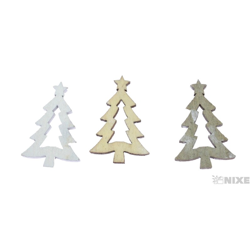 STROMEČEK D 3cm 60ks*MIX BAREV