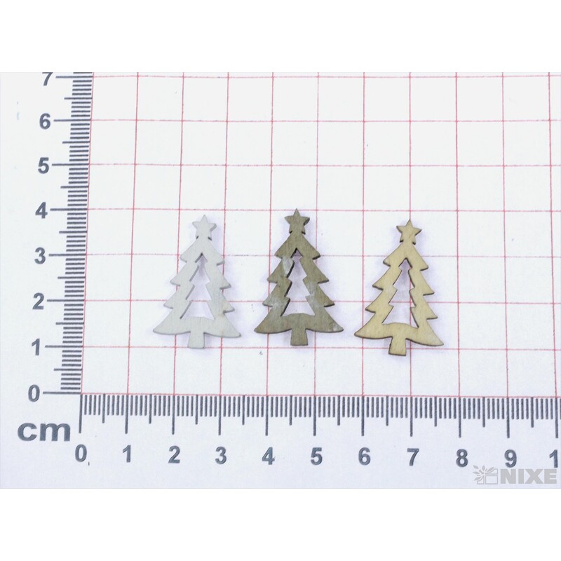 STROMEČEK D 3cm 60ks*MIX BAREV