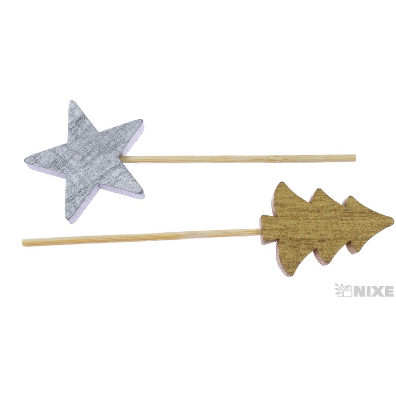 ZÁPICH D VÁNOCE 4x12cm 10ks*MIX BAREV