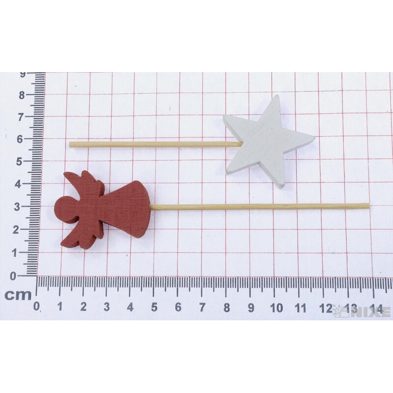 ZÁPICH D VÁNOCE 4x12cm 10ks*MIX BAREV