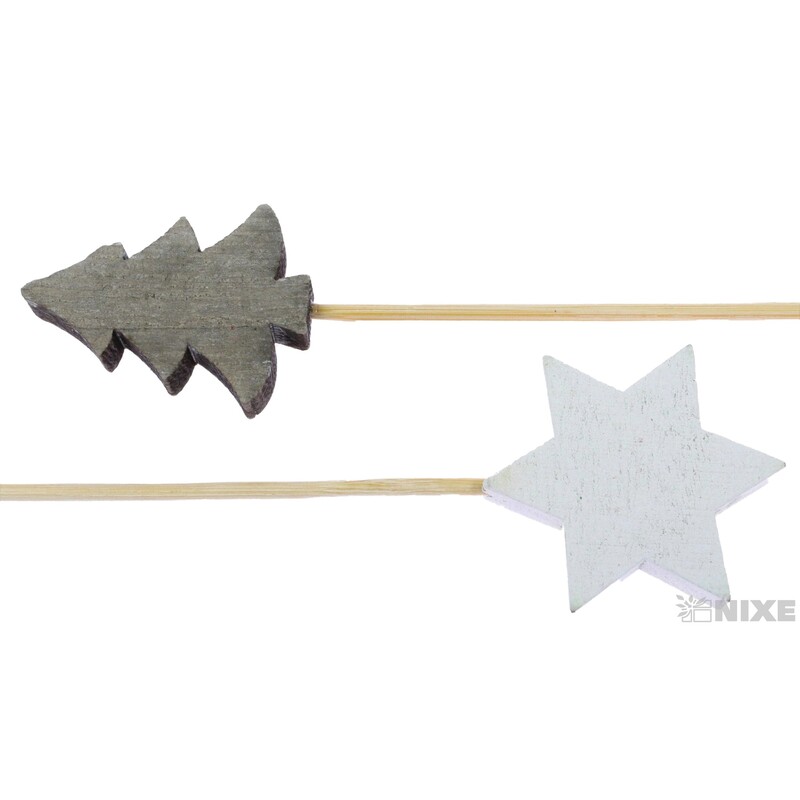 ZÁPICH D VÁNOCE 4x12cm 10ks*MIX BAREV